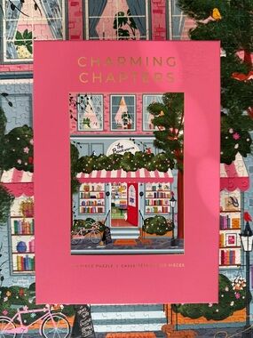 Charming Chapters Pink 300-Piece Jigsaw Puzzle by